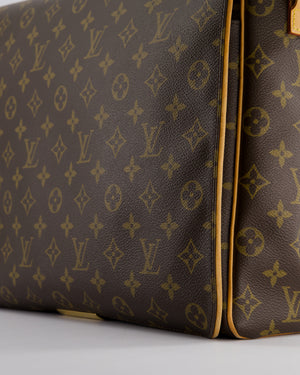 Louis Vuitton Brown Abbesses Messanger Bag in Monogram Coated Canvas & Vacchetta Leather with Gold Hardware