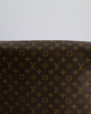 Louis Vuitton Brown Abbesses Messanger Bag in Monogram Coated Canvas & Vacchetta Leather with Gold Hardware