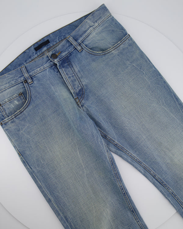 Prada Blue Stone Wash Slim Jeans Size 32