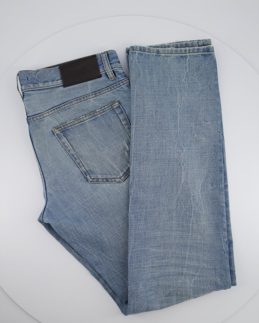 Prada Blue Stone Wash Slim Jeans Size 32