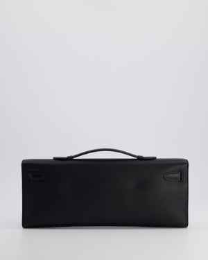 *HOT COLOUR* Hermès Kelly Cut Bag in Black Swift Leather with Gold Hardware