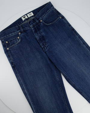 Christian Dior Blue 01 Denim Jeans with Logo J'adore Turn Up Size FR 32 (UK 4)