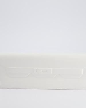 Hermès Birkin Cut Shadow Bag In White Swift Leather