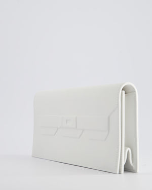 Hermès Birkin Cut Shadow Bag In White Swift Leather