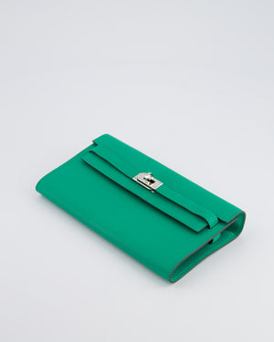 Hermès Kelly To Go Bag in Menthe Chevre Leather with Palladium Hardware