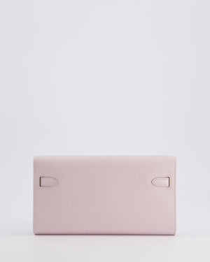 Hermès Kelly To Go Bag in Mauve Pale Epsom Leather with Palladium Hardware