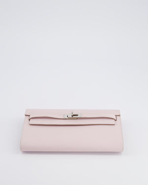 Hermès Kelly To Go Bag in Mauve Pale Epsom Leather with Palladium Hardware