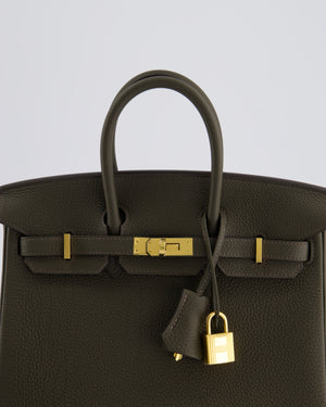 *HOT COLOUR* Hermes Birkin 25cm Bag in Eucalyptus Togo Leather with Gold Hardware