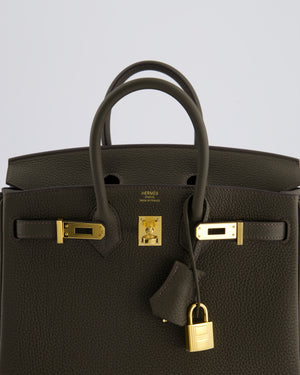 *HOT COLOUR* Hermes Birkin 25cm Bag in Eucalyptus Togo Leather with Gold Hardware