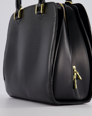 Louis Vuitton Black Epi Pont Neuf Bag with Gold Hardware