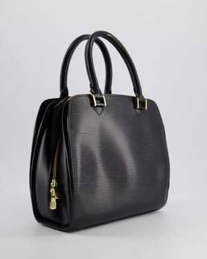 Louis Vuitton Black Epi Pont Neuf Bag with Gold Hardware