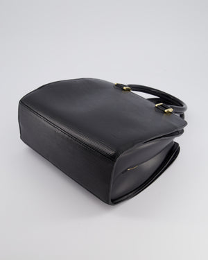 Louis Vuitton Black Epi Pont Neuf Bag with Gold Hardware