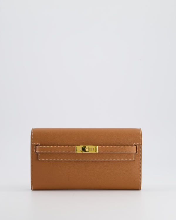 *RARE* Hermès Kelly To Go Bag in Gold Evercolour Leather with Gold Hardware