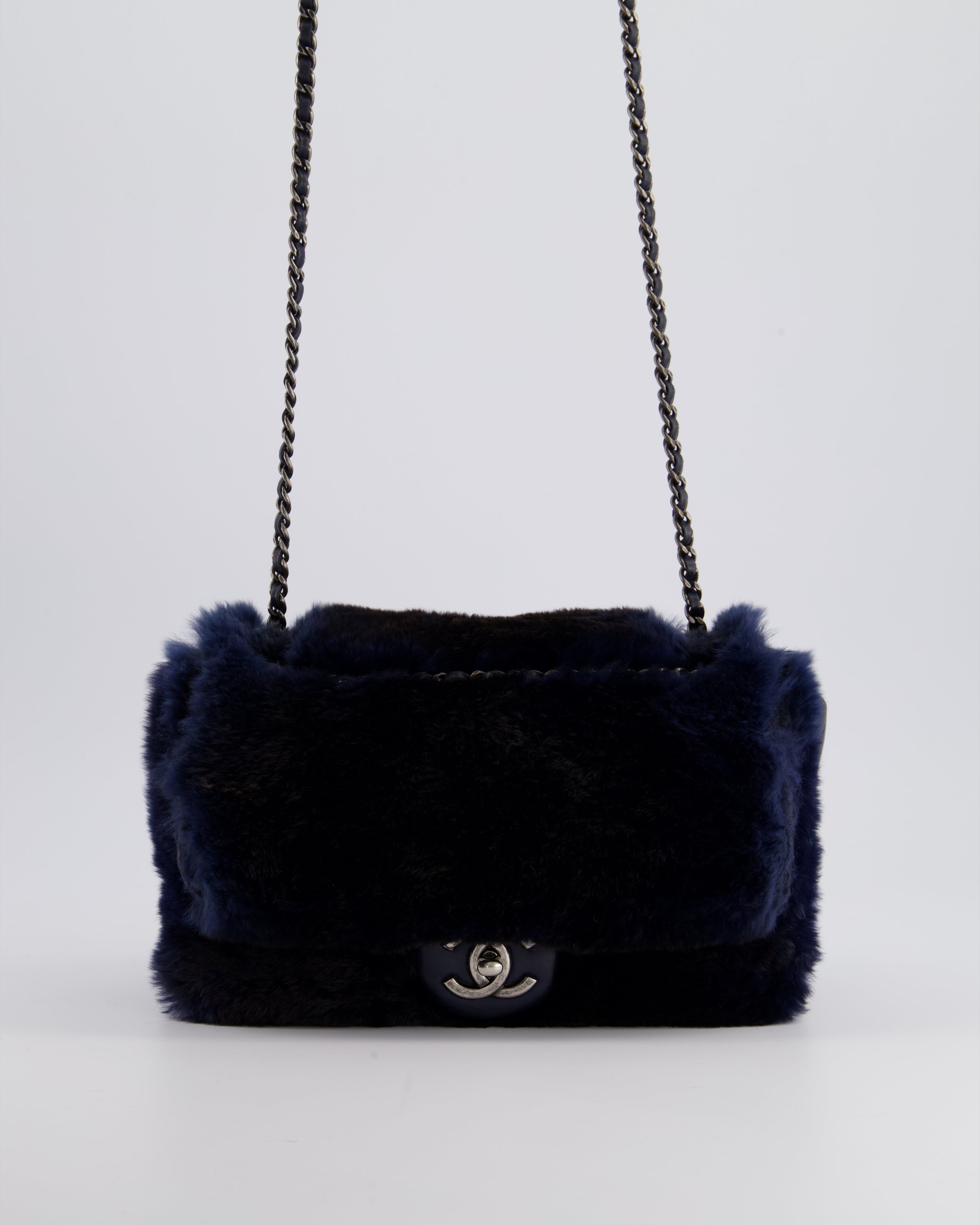 Chanel fur bag 2018 online