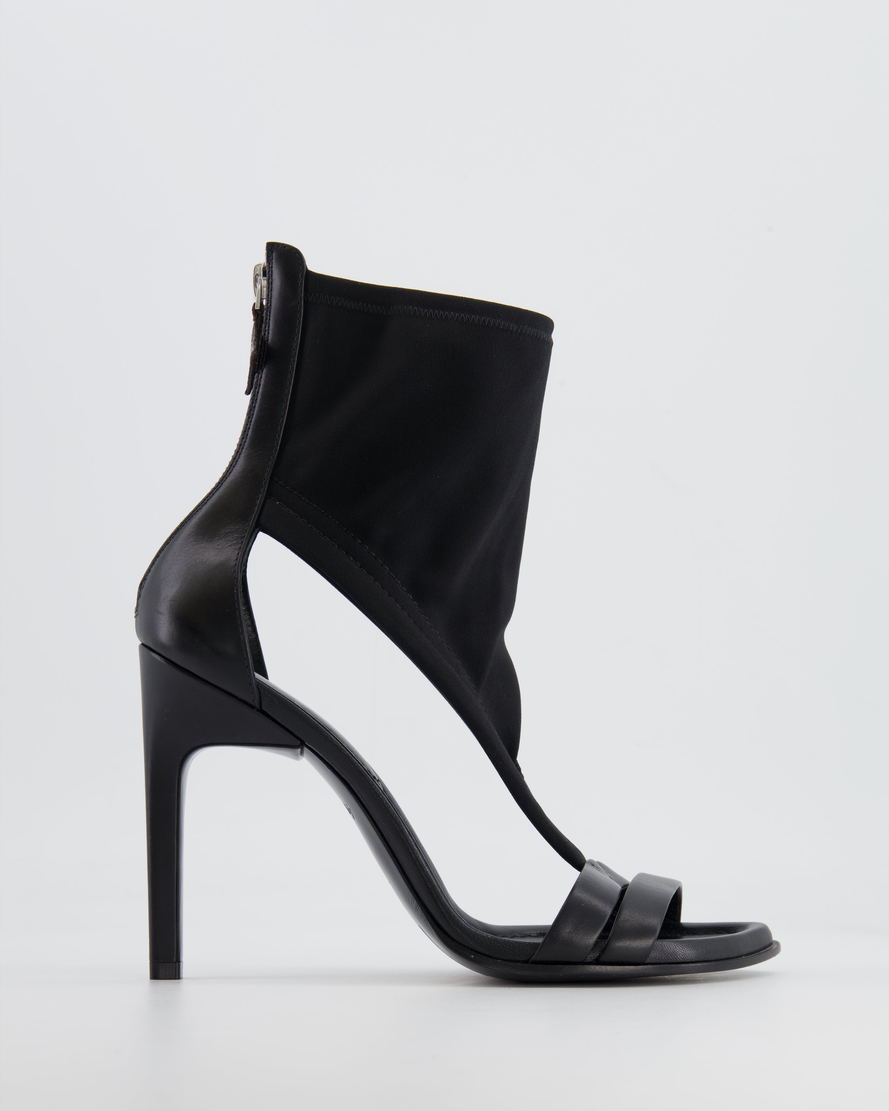 Louis vuitton black sandal heels sale