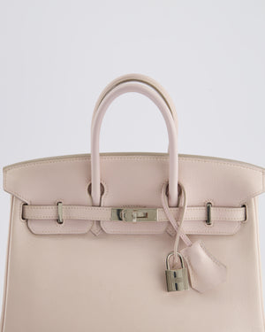 *FIRE PRICE* Hermès Birkin Retourne 25cm in Rose Dragee Swift Leather with Palladium Hardware