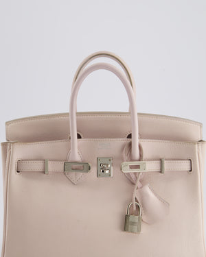 *FIRE PRICE* Hermès Birkin Retourne 25cm in Rose Dragee Swift Leather with Palladium Hardware