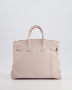 *FIRE PRICE* Hermès Birkin Retourne 25cm in Rose Dragee Swift Leather with Palladium Hardware