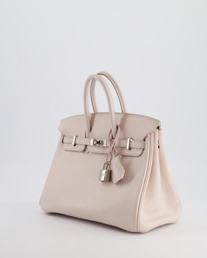 *FIRE PRICE* Hermès Birkin Retourne 25cm in Rose Dragee Swift Leather with Palladium Hardware