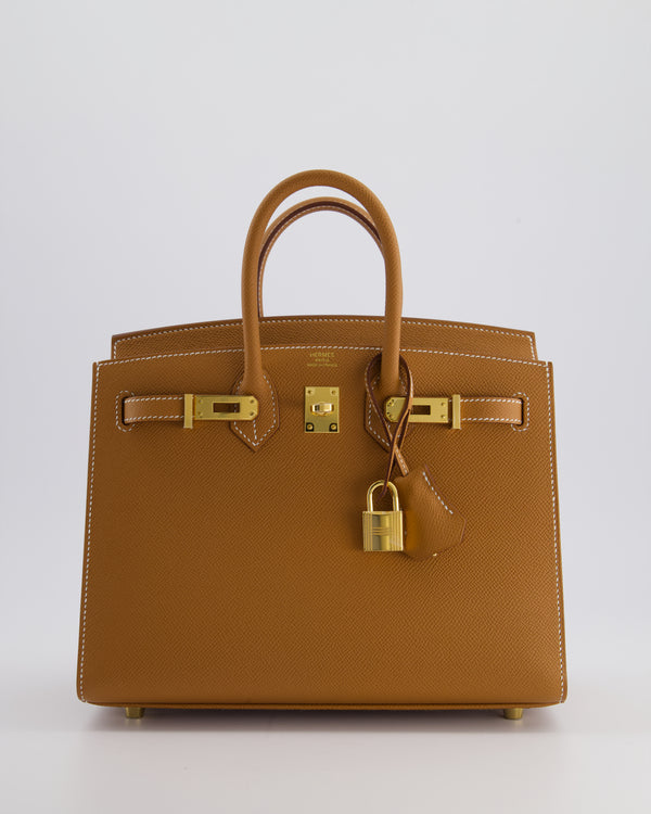 *HOLY GRAIL* Hermès Birkin Sellier 25cm in Gold Epsom Leather with Gold Hardware