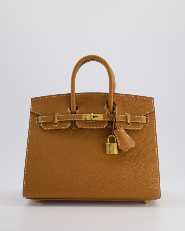 *HOLY GRAIL* Hermès Birkin Sellier 25cm in Gold Epsom Leather with Gold Hardware