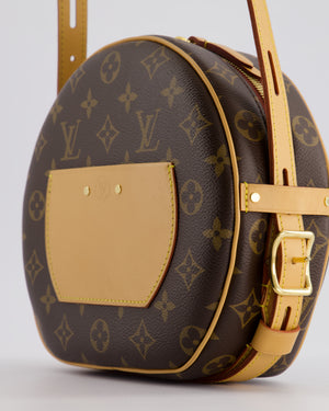 Louis Vuitton Monogram Canvas Boite Chapeau Souple Cross-Body Bag with Gold Hardware