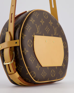 Louis Vuitton Monogram Canvas Boite Chapeau Souple Cross-Body Bag with Gold Hardware