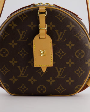 Louis Vuitton Monogram Canvas Boite Chapeau Souple Cross-Body Bag with Gold Hardware