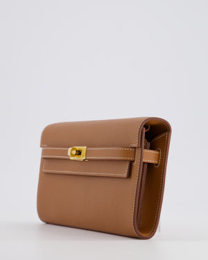 *HOT* Hermès Kelly To Go Bag in Gold Evercolour Leather with Gold Hardware