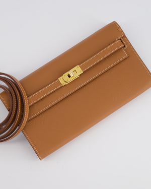 *HOT* Hermès Kelly To Go Bag in Gold Evercolour Leather with Gold Hardware