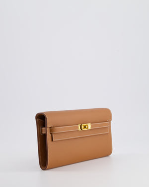 *HOT* Hermès Kelly To Go Bag in Gold Evercolour Leather with Gold Hardware