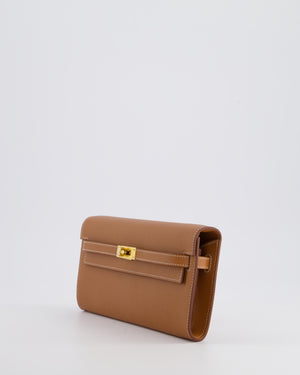 *HOT* Hermès Kelly To Go Bag in Gold Evercolour Leather with Gold Hardware