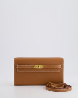 *HOT* Hermès Kelly To Go Bag in Gold Evercolour Leather with Gold Hardware