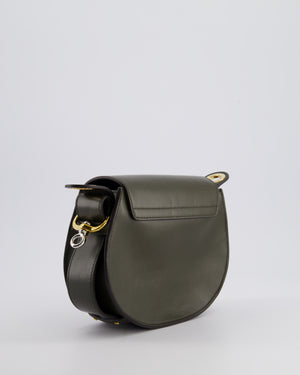 Chloé Khaki Tess Small Bag in Calfskin Leather with Gold Hardware RRP £1250