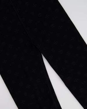 Chrome Hearts Black Logo Print Leggings Size S (UK 6/8)