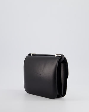 *LIMITED EDITION* Hermès Constance 18 III Miroir Clouté Bag in Black Box Leather with Palladium Hardware