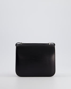 *LIMITED EDITION* Hermès Constance 18 III Miroir Clouté Bag in Black Box Leather with Palladium Hardware