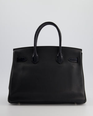 *HOLY GRAIL* Hermés Birkin 30cm Black Touch Alligator Novillo with Palladium Hardware