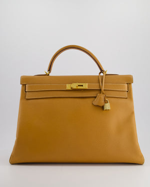 Hermès Kelly Bag 40cm Gold Epsom Leather with Gold Hardware