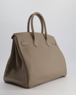 Hermès Birkin 35cm Bag in Gris Asphalt Togo Leather with Gold Hardware