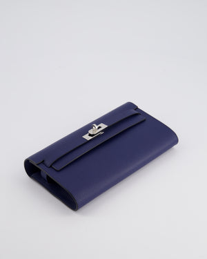 Hermès Kelly To Go Bag in Bleu Indigo Epsom Leather with Palladium Hardware