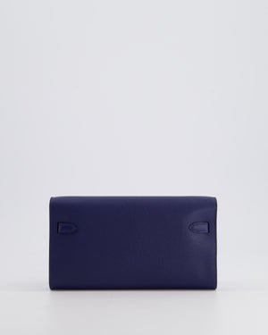 Hermès Kelly To Go Bag in Bleu Indigo Epsom Leather with Palladium Hardware