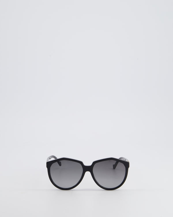 Loewe Oversized Black Sunglasses With Side Logo Detail