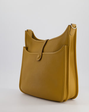 Hermès Evelyne III 29cm Bag in Sesame Togo Leather with Palladium Hardware