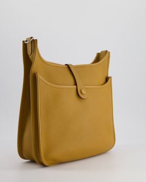 Hermès Evelyne III 29cm Bag in Sesame Togo Leather with Palladium Hardware