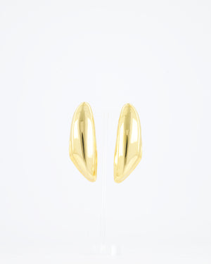 Alaïa Gold Bumper Clip On Earrings