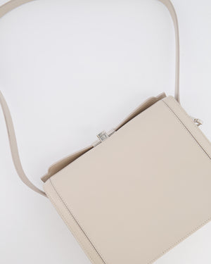 Susan Szatmary Chalk White Petit Palais Bag in Leather with Silver Hardware RRP £1,090