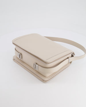 Susan Szatmary Chalk White Petit Palais Bag in Leather with Silver Hardware RRP £1,090