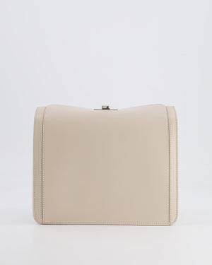 Susan Szatmary Chalk White Petit Palais Bag in Leather with Silver Hardware RRP £1,090