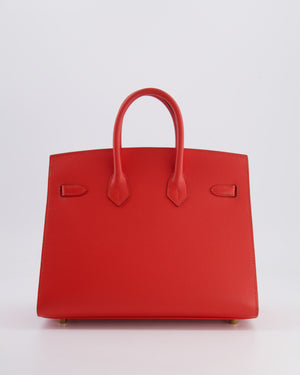 Hermès Birkin 25cm Bag Sellier in Capucine Epsom Leather with Gold Hardware